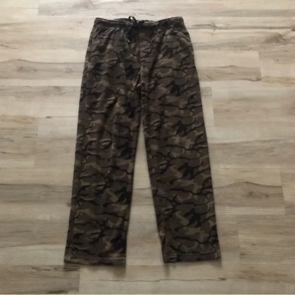 Denver Hayes Men's Brown Camouflage Joggers Panama Pants - Picture 2 of 9